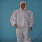 Hazmat Hospital Hooded Chemical Resistant Protective Suit Health And Safety supplier