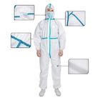 Chemical Resistant  Disposable Microporous Protective Suit With Hood supplier