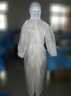 Biohazard Medical Disposable Plastic Suit Protective Clothing With Hood supplier
