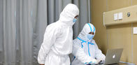 Disease Protection Full Bodysuit Breathable Chemical Hazmat Suits Chemical Proof supplier