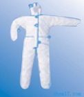 Medical Protective Clothing Biohazard Protective Acid Chem Bio Suit With Hood supplier