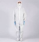 Xxl Disposable Waterproof Disposable White Protective Coveralls Ppe Suit supplier
