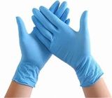 Disposable Medical Blue Nitrile Food Prep Gloves Powder Free supplier