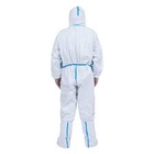 Lab Hazmat Isolation Disposable  Medical Protective Coveralls With Hood Protective Suit supplier