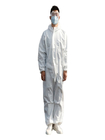 Disease Protection Disposable Chemical Coveralls Bunny Type PPE Breathable White supplier