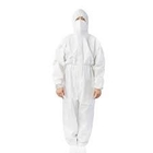 PP+PE Full Body Chemical Suit Flame Resistant Disposable Coveralls supplier