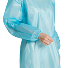Waterproof  Water Resistant White Sterile Disposable Isolation Gowns Ppe Universal supplier