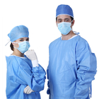 Dental Washable Cloth Non Woven Protective Surgery Gowns Short Sleeve supplier