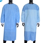 Waterproof Isolation Non Woven Surgical Plastic Gown Washable Level 3 Fluid Protection supplier