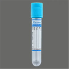 SST Serum Anticoagulant Blood Test Sodium Citrate Blue Color Top Tubes supplier