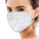 Multilayer Foldable Disposable White KN95 Face Mask supplier