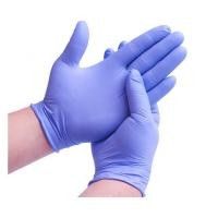 Food Safe Disposable Medical Nitrile Powder Free Gloves 7 Mil supplier