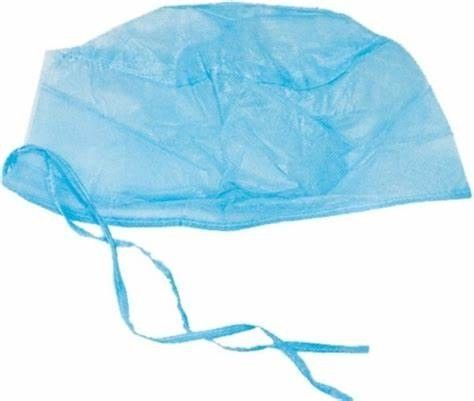 Disposable Bonnet Medical Non Woven Head Covers Pleated Bouffant Caps  For Nurses supplier