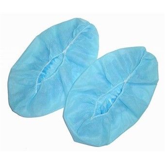 Blue Booties Disposable Biodegradable Shoe Covers Anti Skid supplier