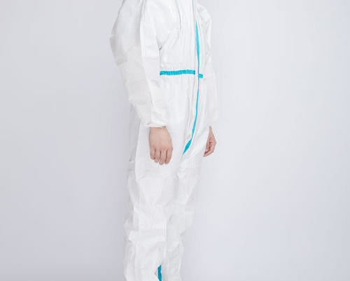 Ppe Long Sleeve Disposable Chemical Suit Clothing Medical Grade supplier