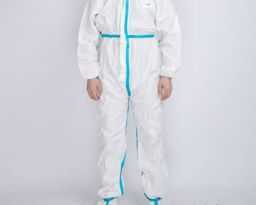 Sterile Disposable Medical White Hooded Protective Jumpsuit supplier