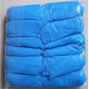 CPE Sanitary Reusable Cleanroom Scrub Shoe Covers For Laboratory supplier