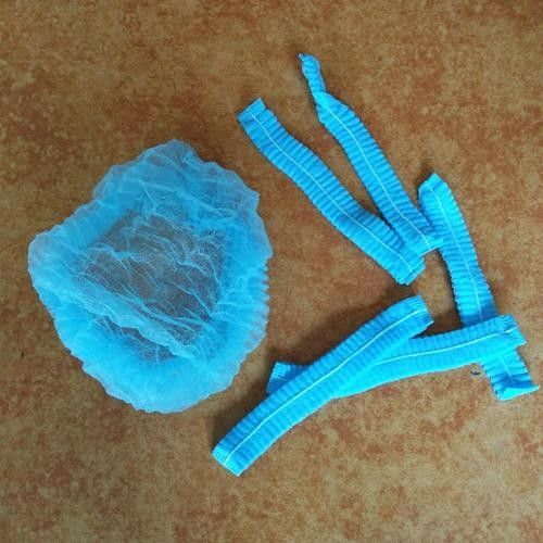 Blue Bouffant Clip Cap Disposable Surgical Hair Net Cap supplier