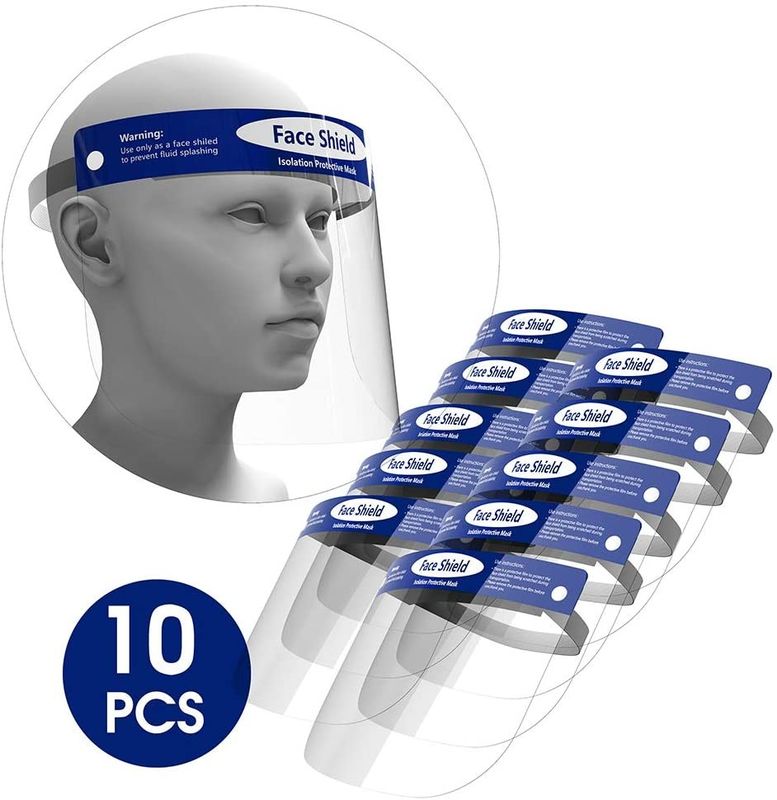 Premium Full Head Fully Enclosed Medical Face Shield Visor Breathable supplier