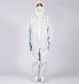 Xxl Disposable Waterproof Disposable White Protective Coveralls Ppe Suit supplier