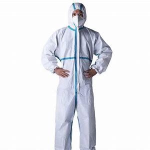 Bodysuits Disposable Protective Suit Clothing Medical With Hood Manufacturers supplier