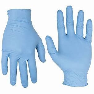 Medical Hospital Disposable Nitrile Biodegradable Gloves 5 Mil Powder Free supplier