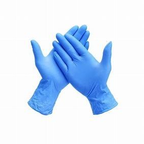 Xxl Blue Biodegradable Disposable Nitrile Gloves Powder Free supplier