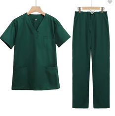 S-2XL Cotton Nurses Scrub BSCI 180 GSM Brush Hand Clothes supplier