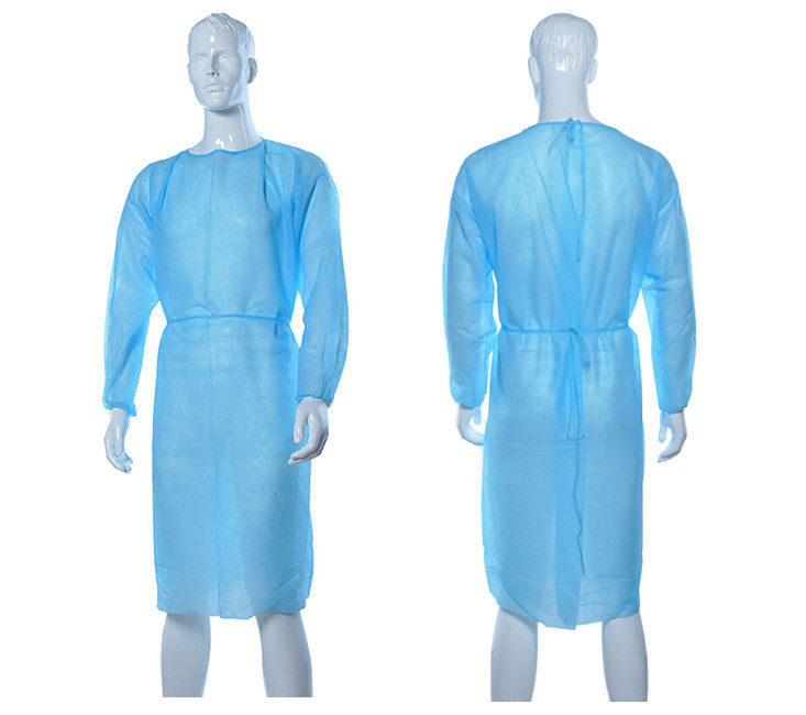 Disposable Long Sleeve Isolation Gowns Wholesale Medical Isolation Clothing supplier