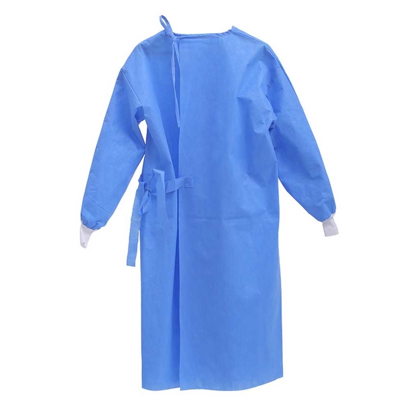 Plus Size Hospital Surgery Blue Disposable Surgical Ppe Gown In Stock supplier