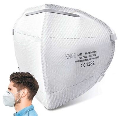 Kn95 Medical Earloop Disposable Non Woven Face Mask Mouth Cover supplier