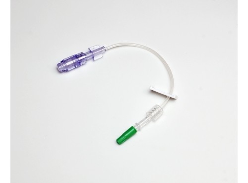 Medical Gravity Micro Drip Needleless Iv Tubing Low Sorbing supplier