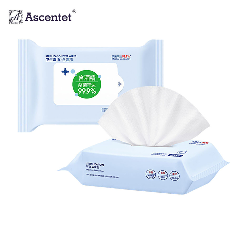 80 Sheets Big Bag Adult Hygiene Alchohol Wet Wipes supplier